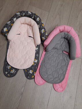 Goldbug Duo Infant Car Seat/ Stroller Head Support Cushion & Insert - Set of 2!